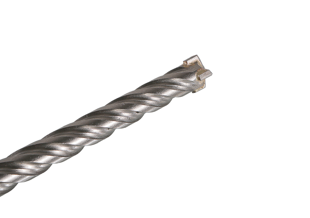 Бур SDS+ 12х310 QUADRO POWER крестовой резец спираль S4  Hanskonner