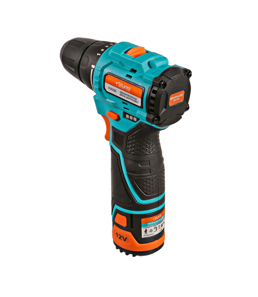 Аккумуляторный шуруповерт Sturm! CD1235 1BatterySystem12V