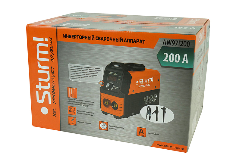 Сварочный инвертор Sturm! AW97I200