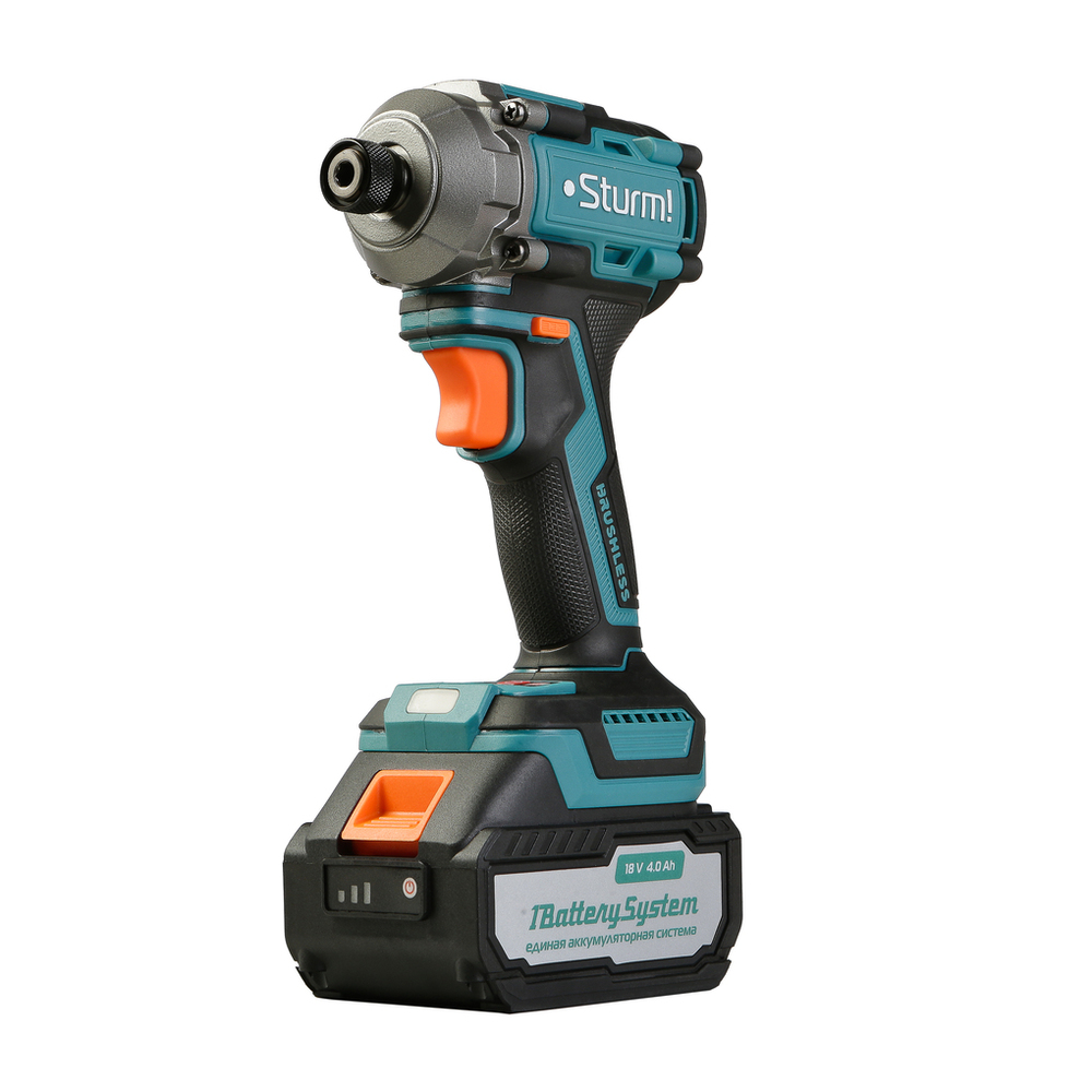 CD250H Винтоверт ударн б/щ Sturm!, 18В, 1BatterySystem, 250Нм, 1/4", 1x4.0Ач, кейс