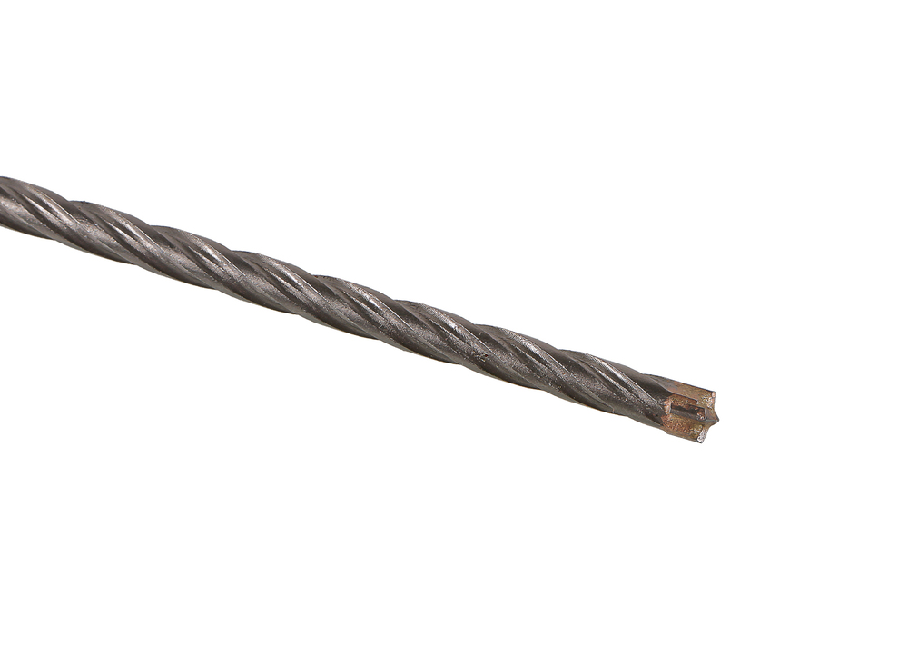 Бур SDS+ 06х210 QUADRO POWER крестовой резец спираль S4  Hanskonner