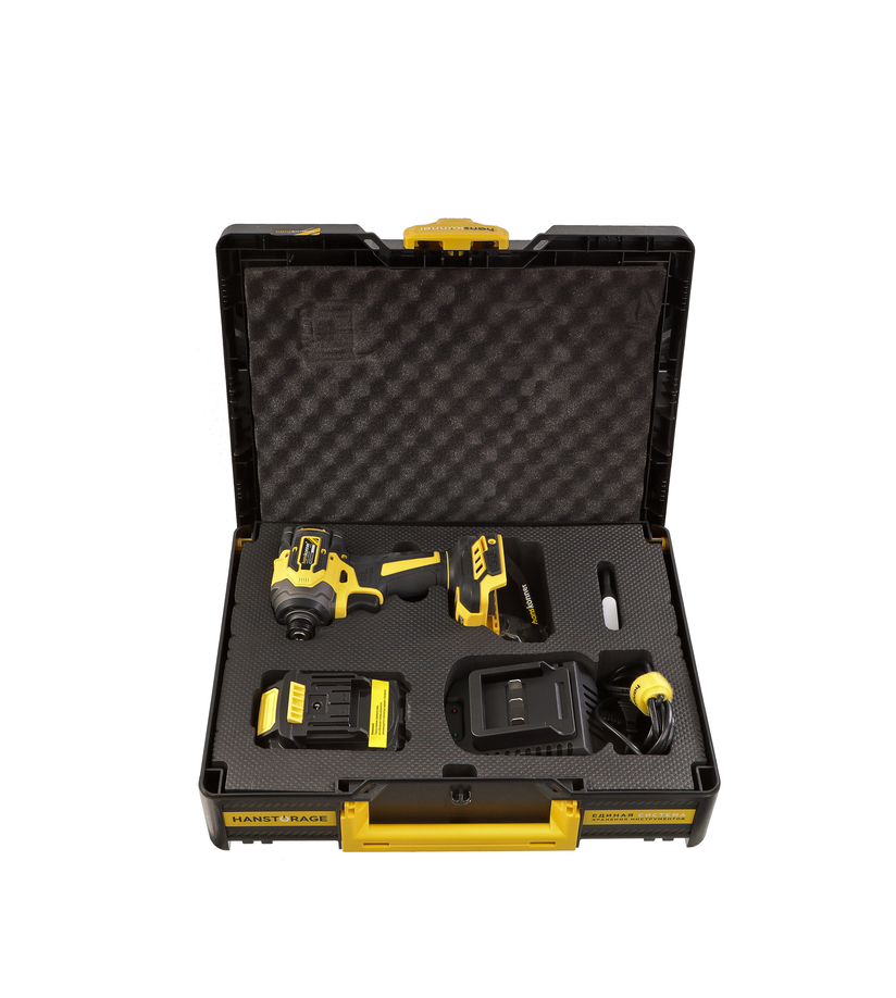 Аккумуляторный ударный винтоверт Hanskonner HCD20280BLC 1BatterySystem