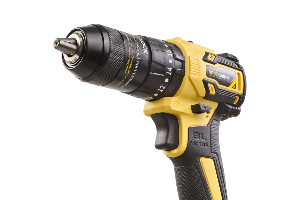 HCD2065PRO Аккумуляторный шуруповерт Hanskonner 1BatterySystem