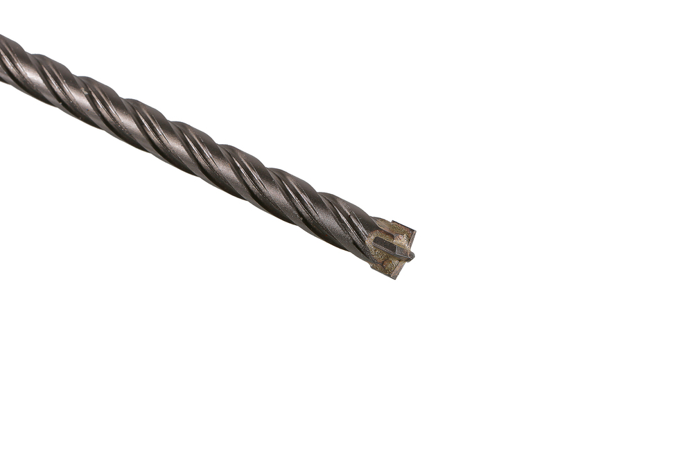 Бур SDS+ 10х210 QUADRO POWER крестовой резец спираль S4  Hanskonner