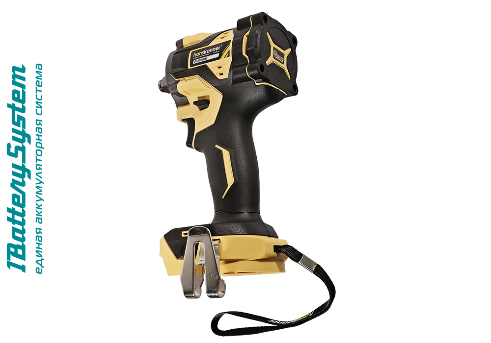 Аккумуляторный ударный гайковерт Hanskonner HCD20420BL 1BatterySystem