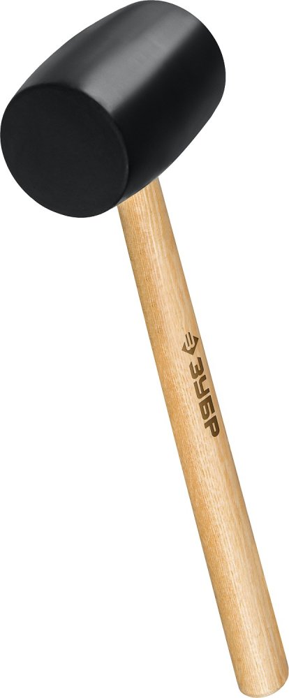 ЗУБР 340 г, Чёрная резиновая киянка (2050-55)