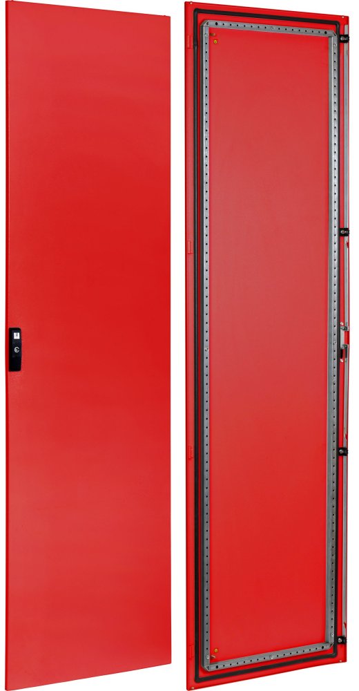 FORMAT Дверь металлическая 2000х600мм RAL3020 красная IEK