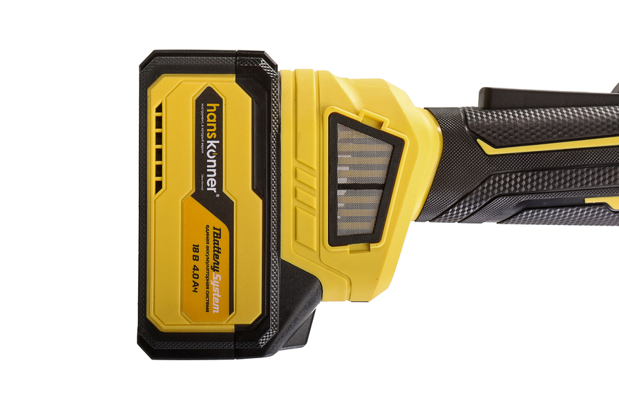Аккумуляторная УШМ Hanskonner HAG1812E 1BatterySystem