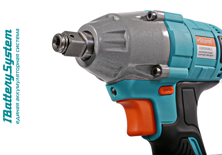 Аккумуляторный гайковерт Sturm! CD20350BLC 1BatterySystem
