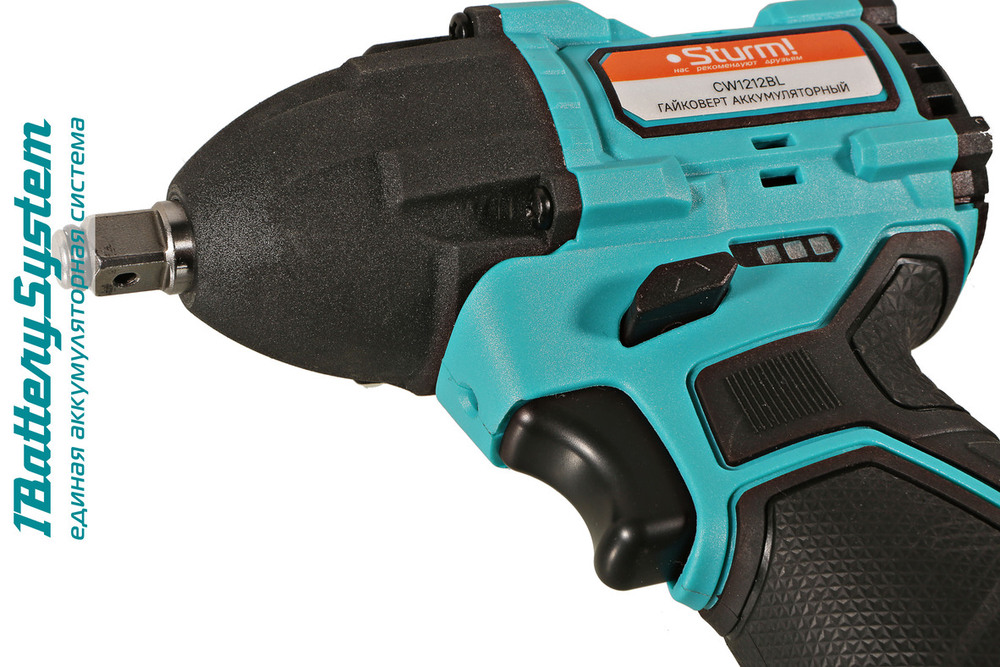 Аккумуляторный Гайковерт Sturm! CW1212BL 1BatterySystem12V