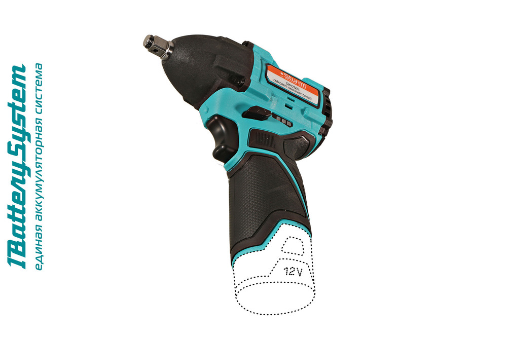 Аккумуляторный Гайковерт Sturm! CW1212BL 1BatterySystem12V
