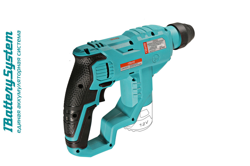 Аккумуляторные перфораторы Sturm! CRH1215 1BatterySystem12V