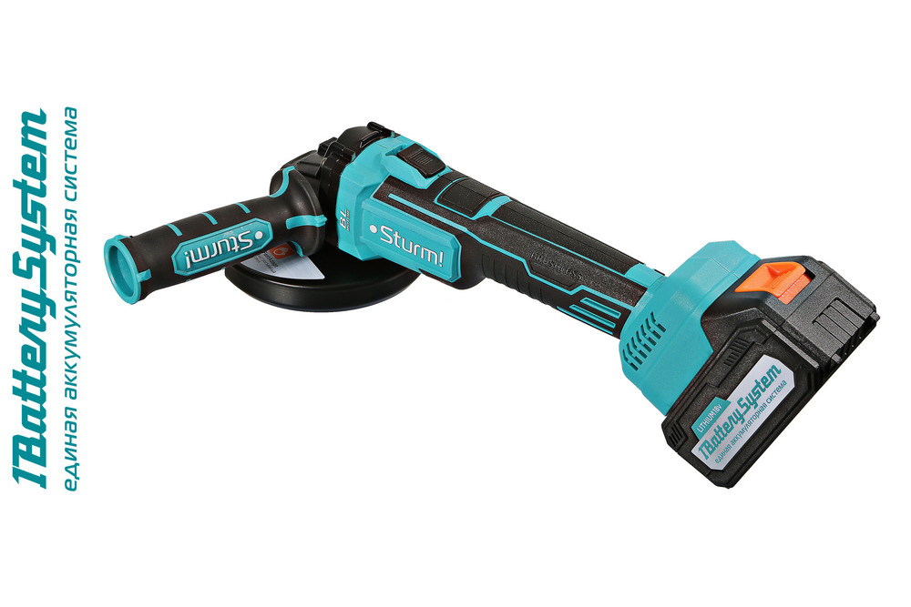 Аккумуляторные УШМ Sturm! CAG1812 1BatterySystem
