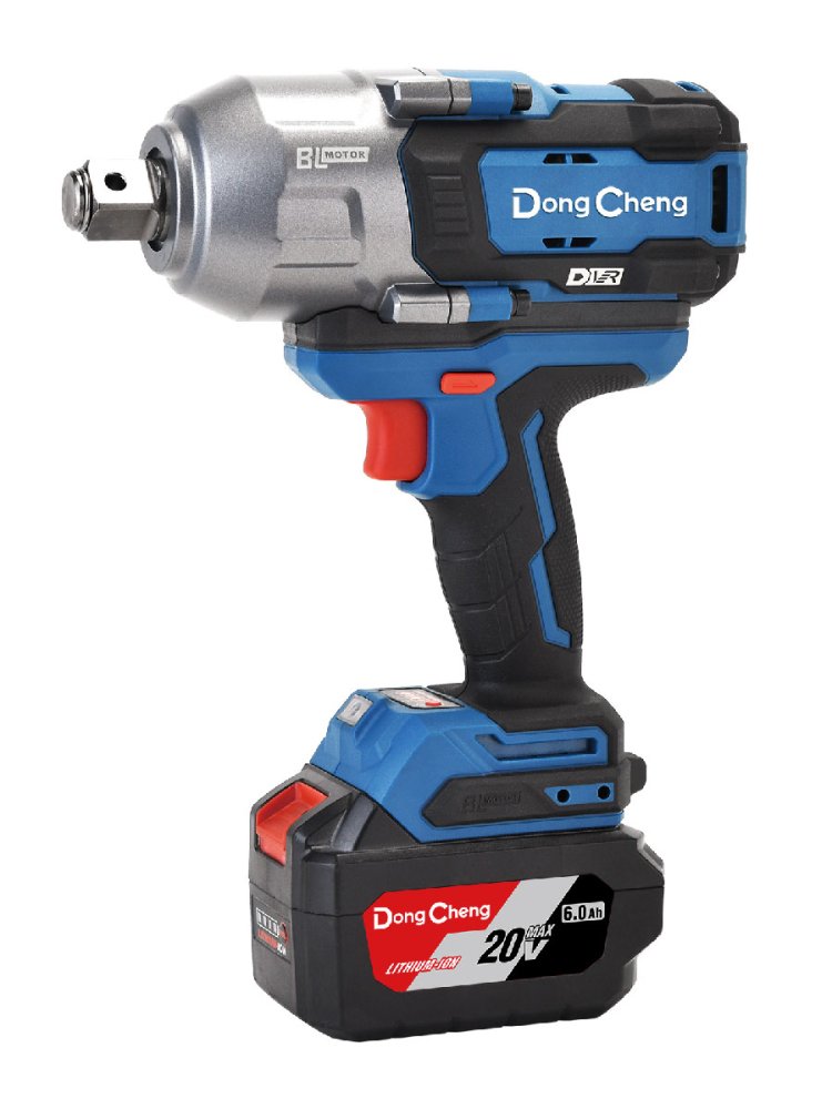 Аккумуляторный ударный гайковерт DongCheng DCPB1288(TYPE H2K), 20 В, 1288 Нм, 2 акб 6 Ач, зу 4 А
