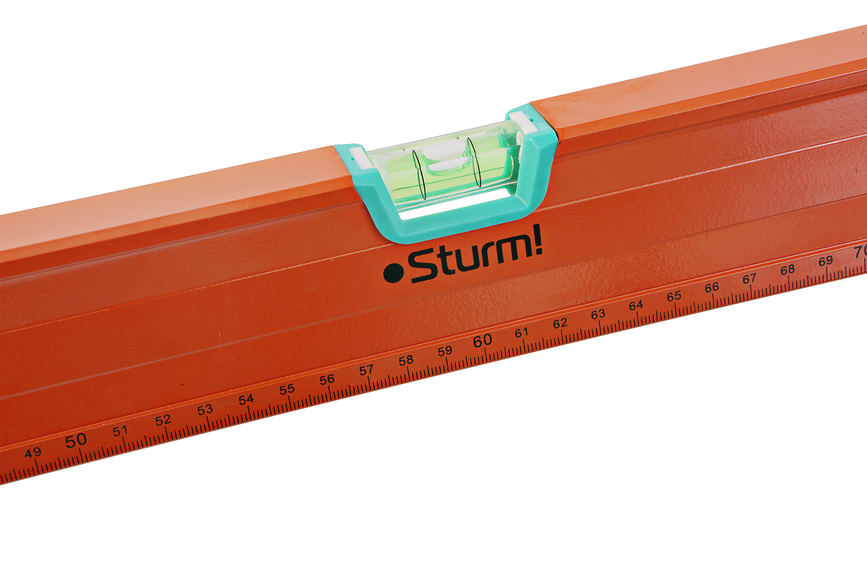 Уровень 1200 мм, фрезерованный, магнитный, 3 глазка, точность 1мм/м, Sturm!