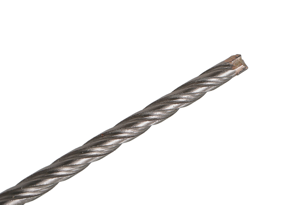 Бур SDS+ 06х210 QUADRO POWER крестовой резец спираль S4  Hanskonner