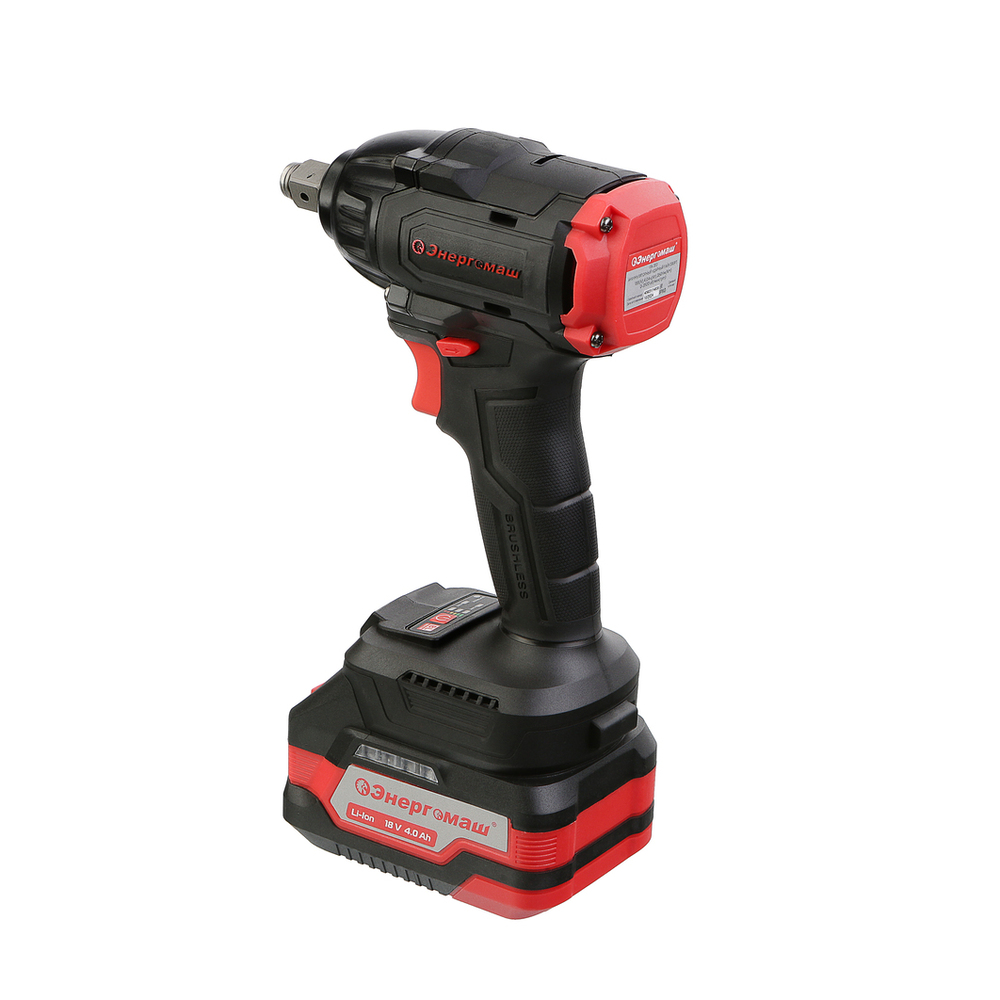 ГА-350 Гайковерт ударн б/щ Энергомаш, 18В, 350Нм