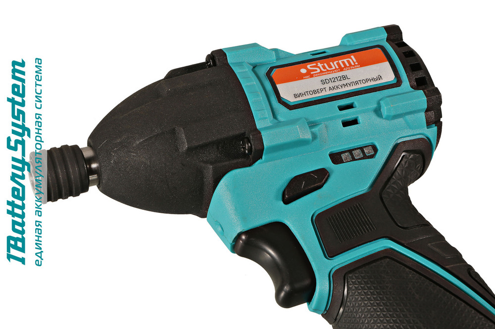 Аккумуляторный Винтоверт Sturm! SD1212BL 1BatterySystem12V