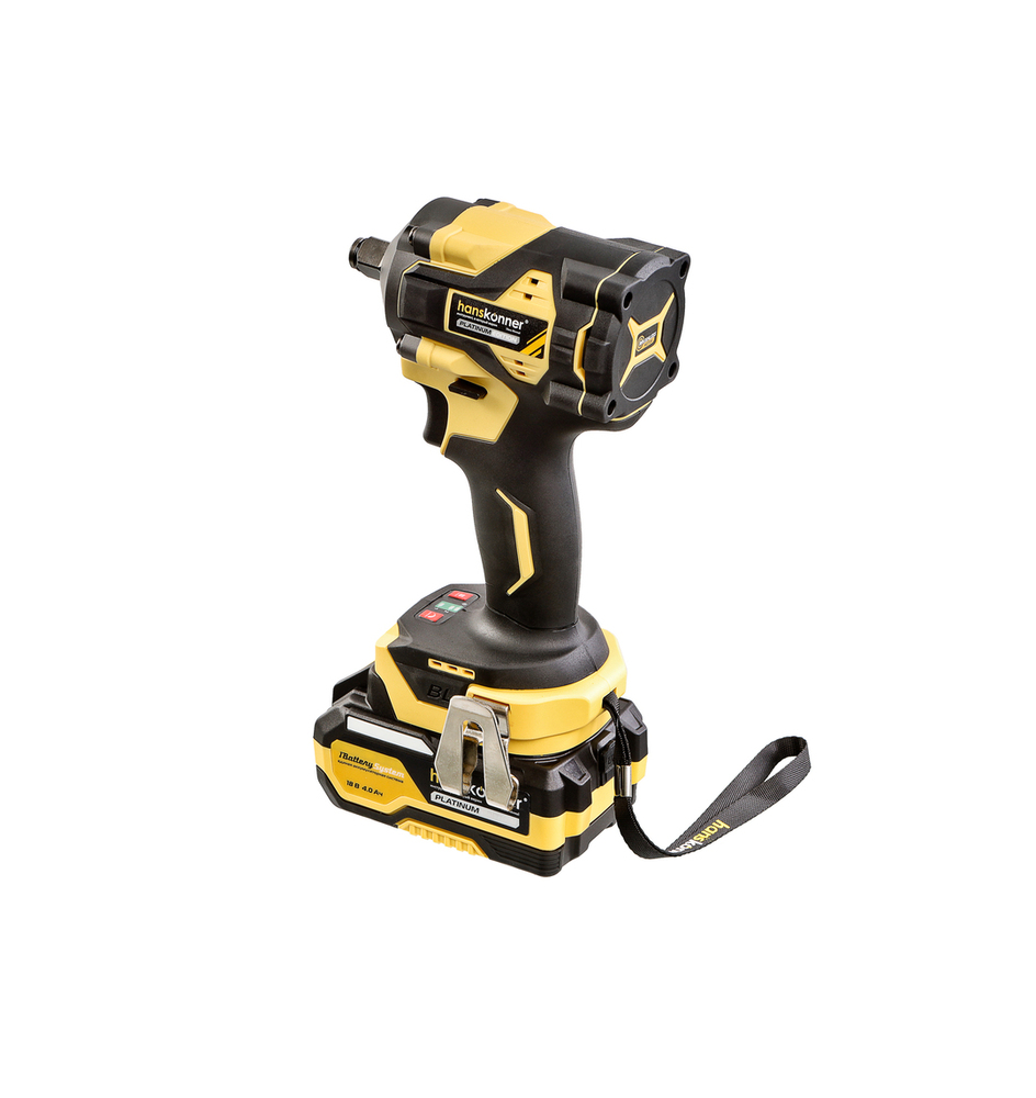 Аккумуляторный ударный гайковерт Hanskonner HCD20420BLC 1BatterySystem