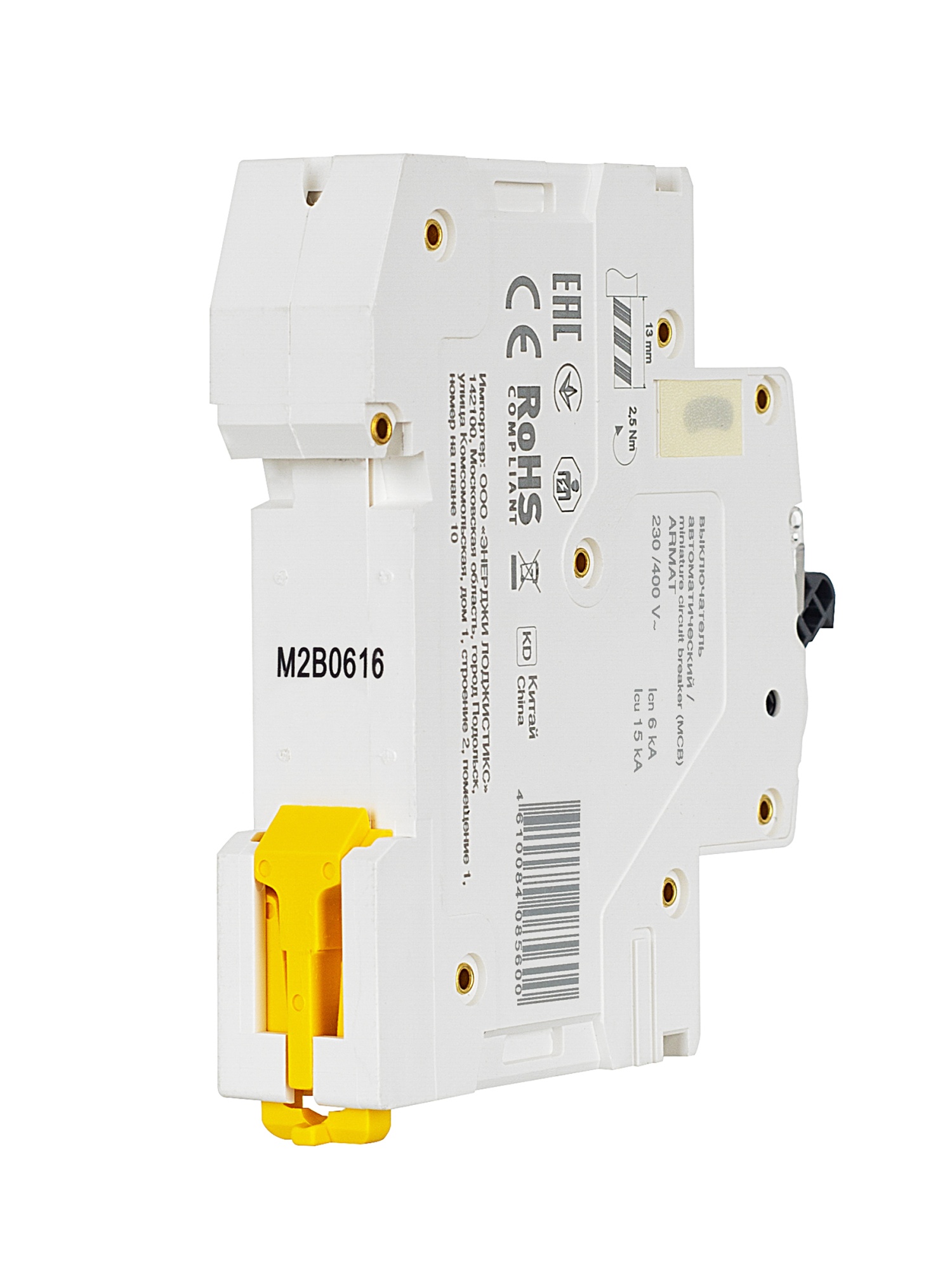 ARMAT Автоматический выключатель M06N 1P B 6А IEK