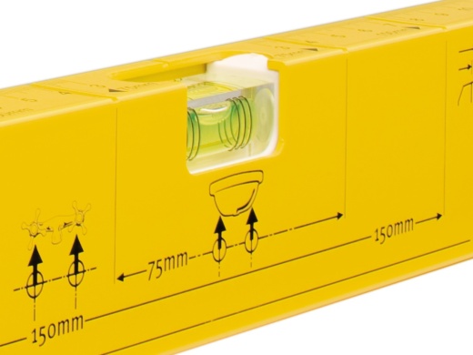 Уровень Stabila тип 80M, 60см (1верт.,1гориз.,точн. 0,5мм/м) для сантехника