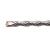 Бур по бетону, двойная спираль, три пылеотводящие кромки, 7 x 160 мм DENZEL