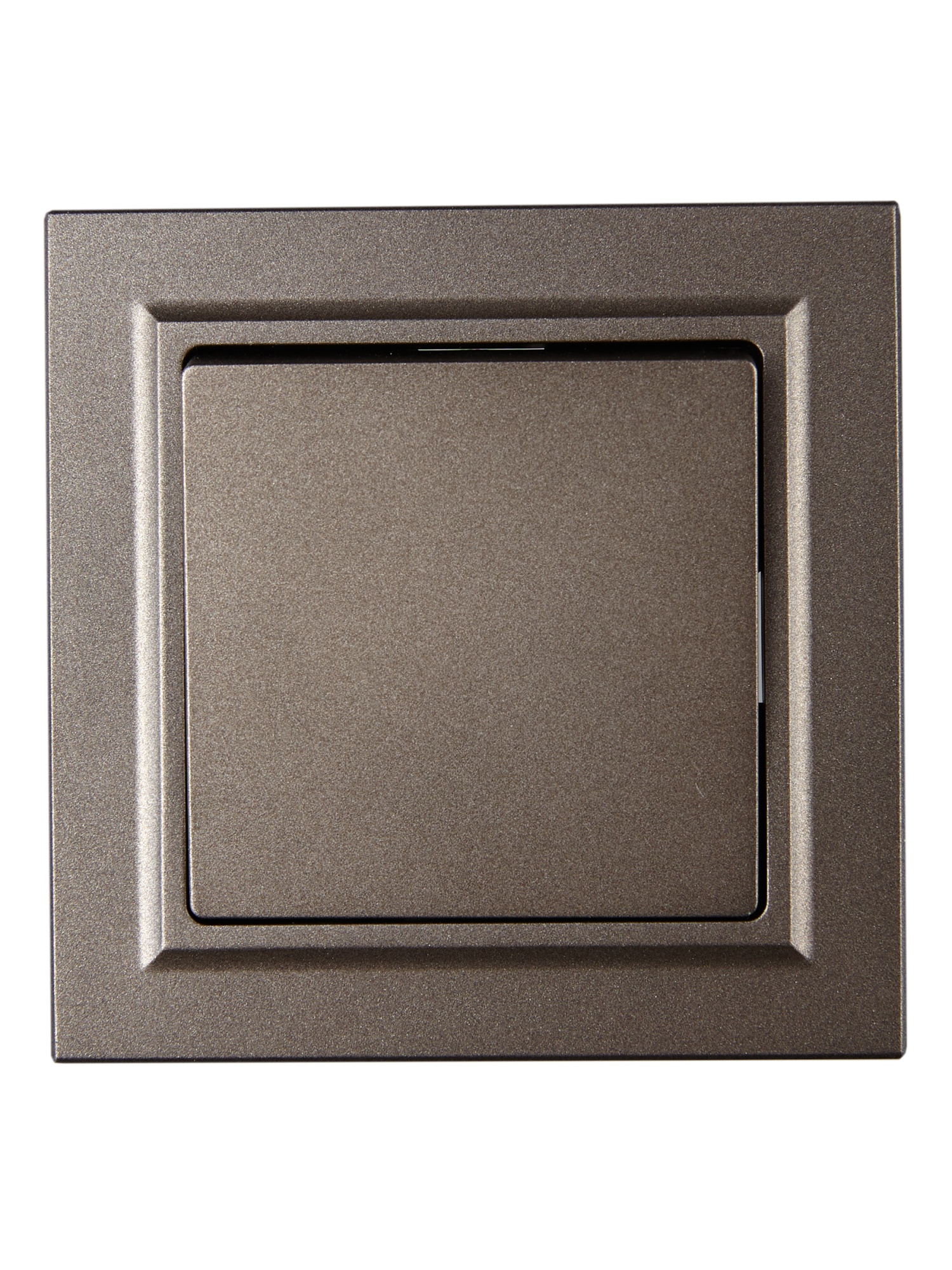 BRITE Выключатель 1-клавишный 10А в сборе ВСР10-1-0-БрТБ темная бронза IEK