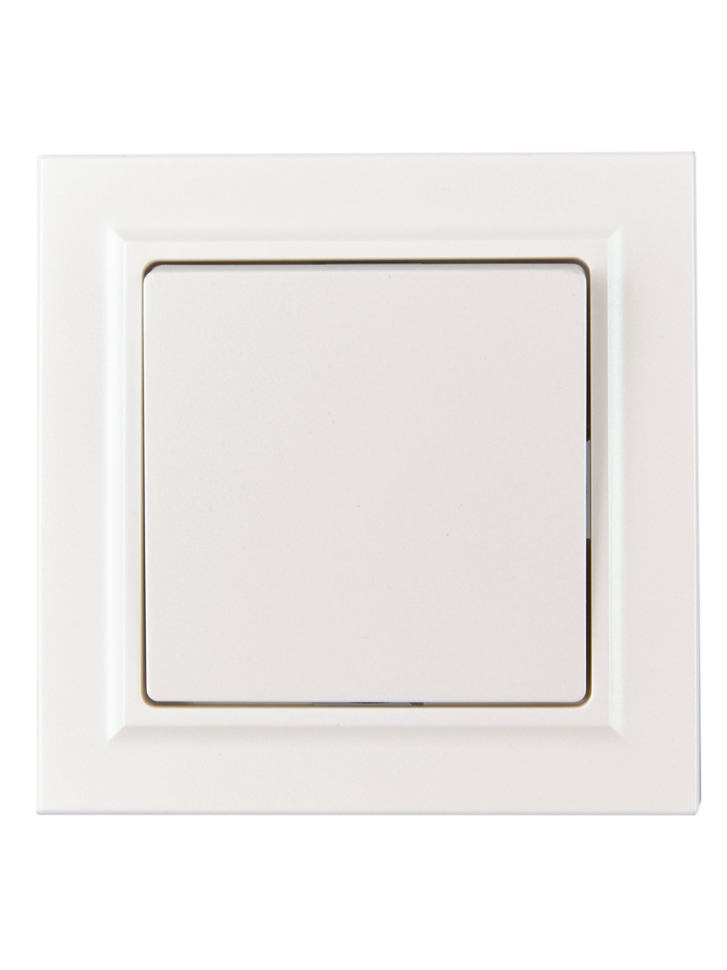 BRITE Выключатель 1-клавишный 10А в сборе ВСР10-1-0-БрЖ жемчуг IEK