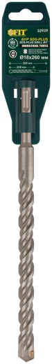 Бур по бетону SDS PLUS с двойной резьбой 18х260 мм