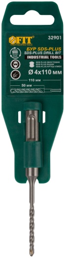 Бур по бетону SDS PLUS с двойной резьбой  4х110 мм