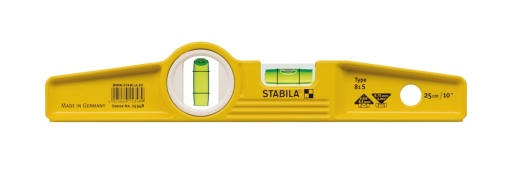 Уровень Stabila тип 81S, 25см литой профиль (1верт.,1гориз.,точн. 0,5 мм/м)